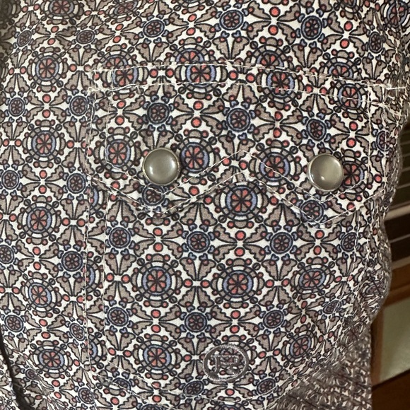 ROPER Wear The West Women’s Sleeveless Pearl Snap Button Down Top. Size Small - Picture 6 of 10